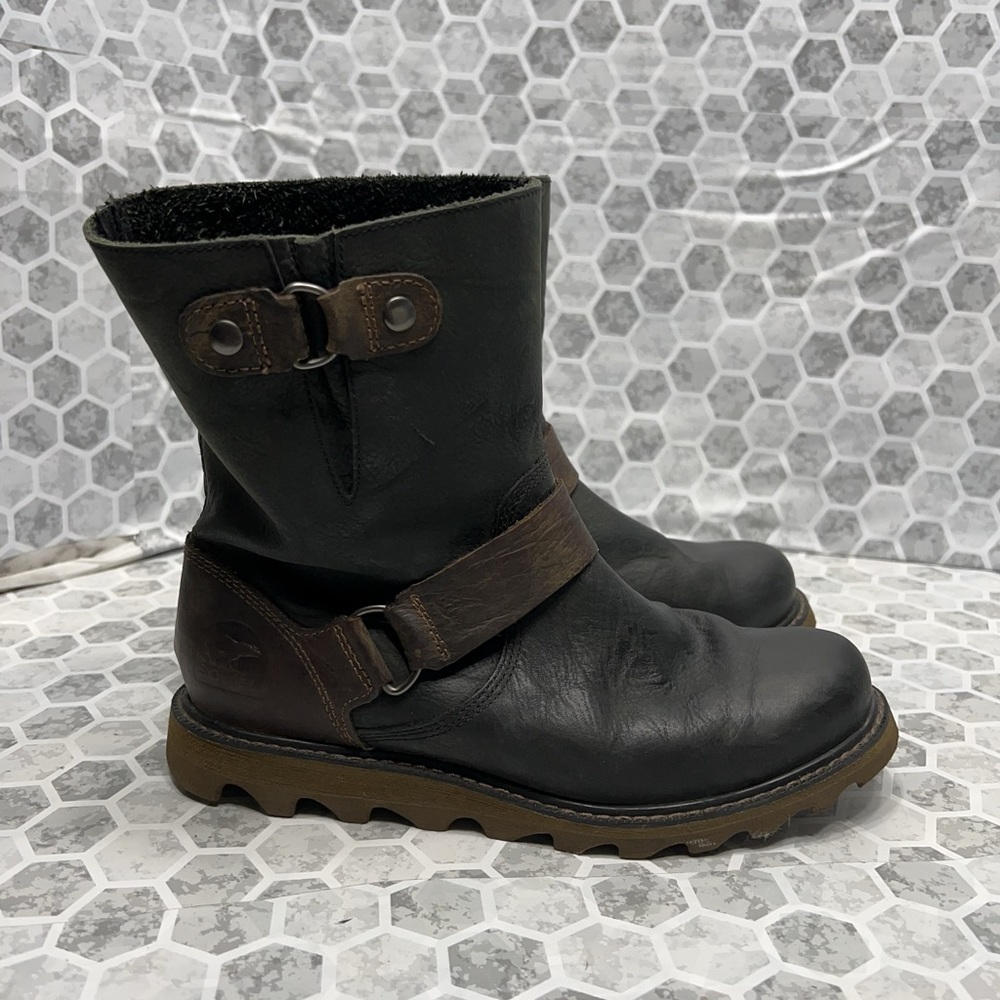 Sorel Scotia Boot Comfort Waterproof Mid Calf Leather Boots  Size 7
